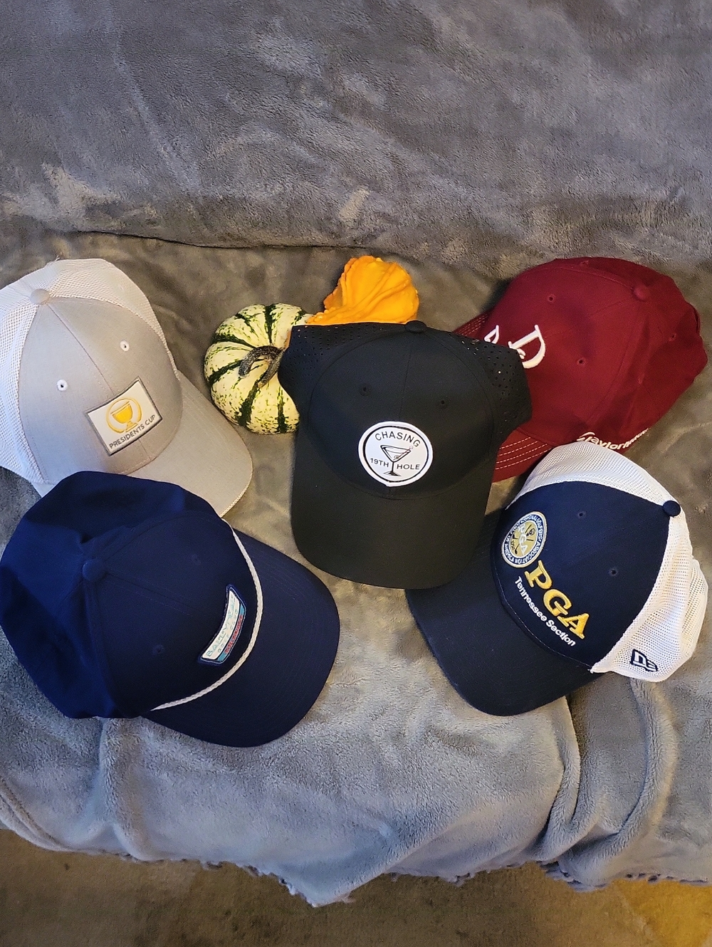 Navy & White Kids Mesh Baseball Cap - Official Logo